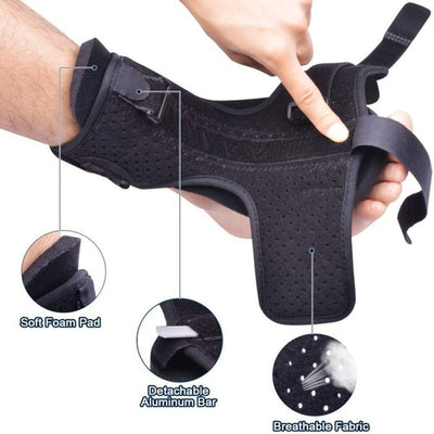 Foot Drop Ankle Support Orthosis Reinforced Instep Fixing Strap