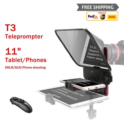 Mobile Phone Tablet SLR Camera T3 Teleprompter Portable Small Live Broadcast Subtitle Prompt